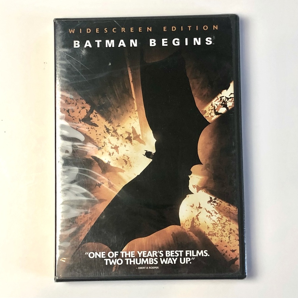 NEW DVD Batman Begins Movie SEALED 2005 Gotham City Christian Bale Cilian Murphy